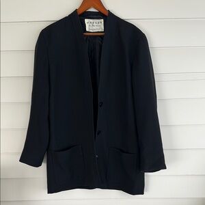 Jaeger wool blazer made in Great Britain - academia punk goth mod